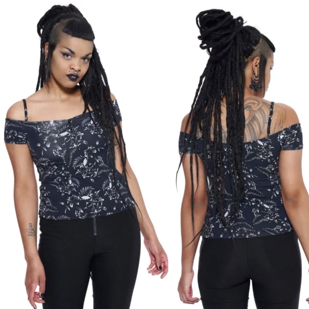 Killstar - Lulu Bardot Top - EUC (Medium)